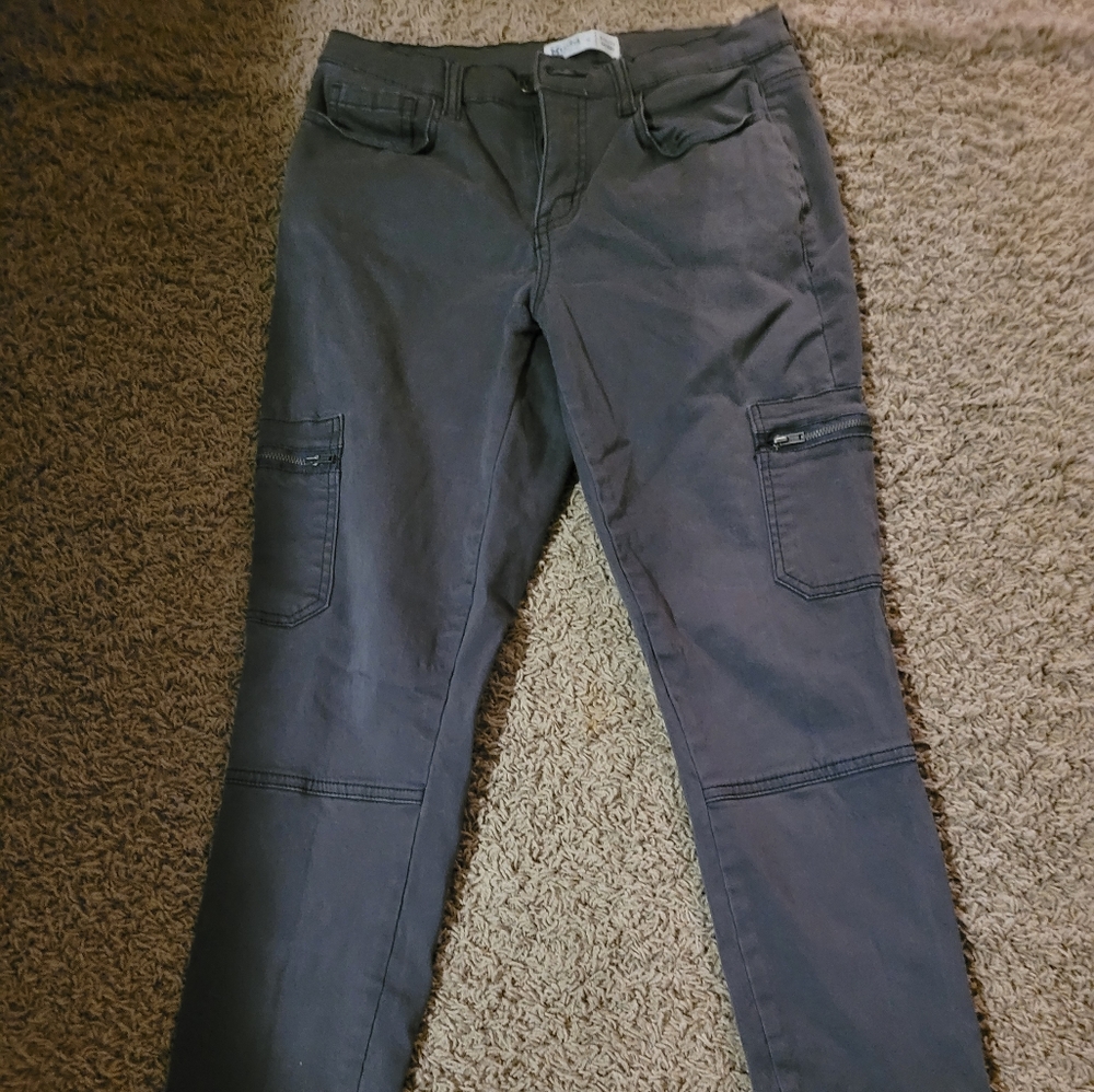 Mudd gray utility skinny size 9